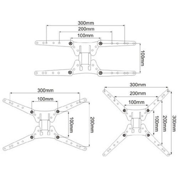 Main product image for Medium TV Mount Adapter Brackets 100 x 100 to 300 x 300 182-3204